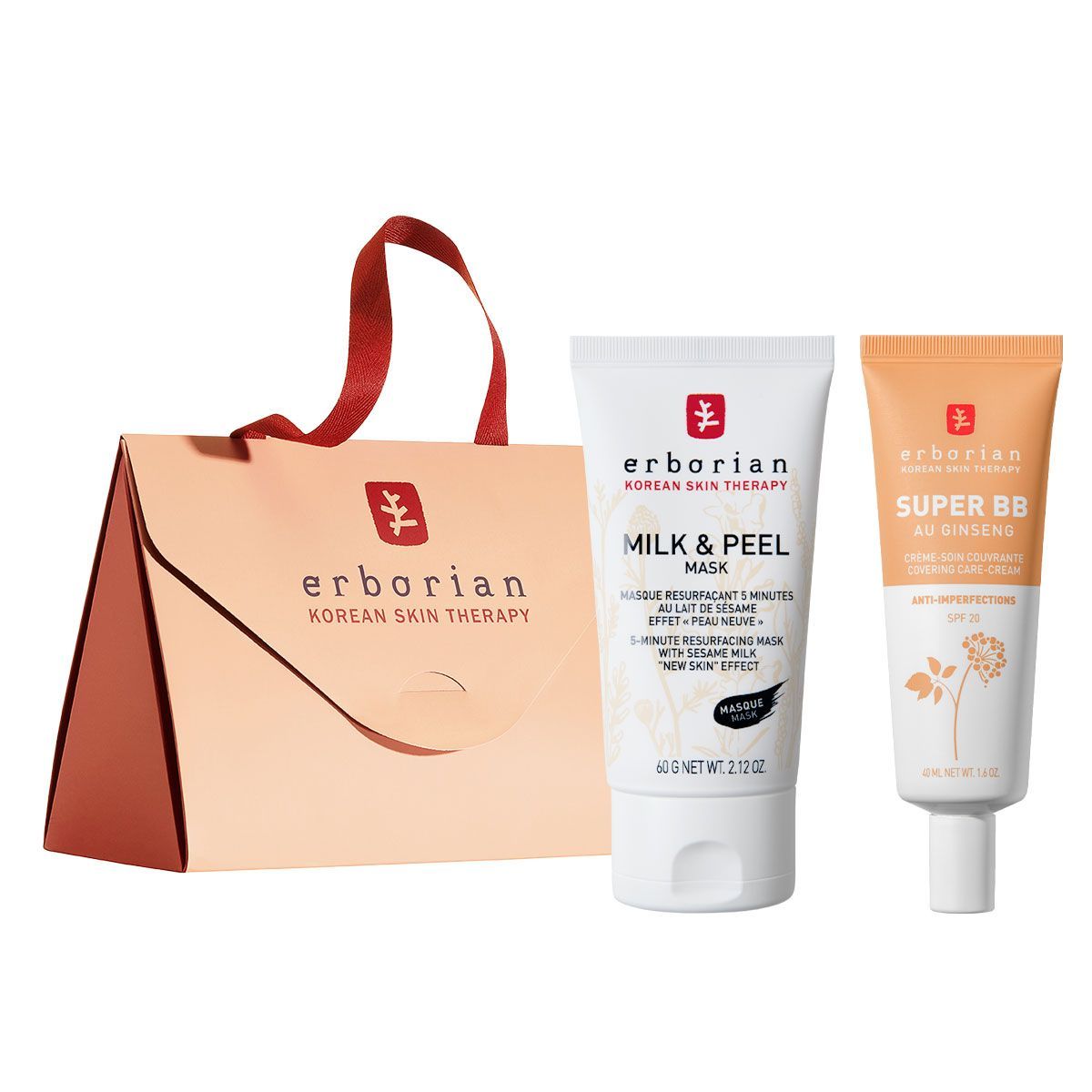 Набор 2 в 1: SUPER BB крем Золотистый 40 мл и маска Кунжутное молоко 60 гр