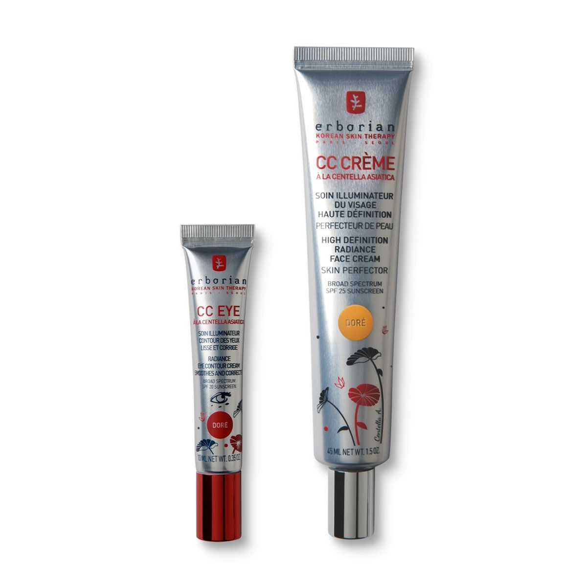 Набор 2 в 1: СС крем Совершенное сияние 45 мл и СС крем для кожи вокруг глаз Золотистый