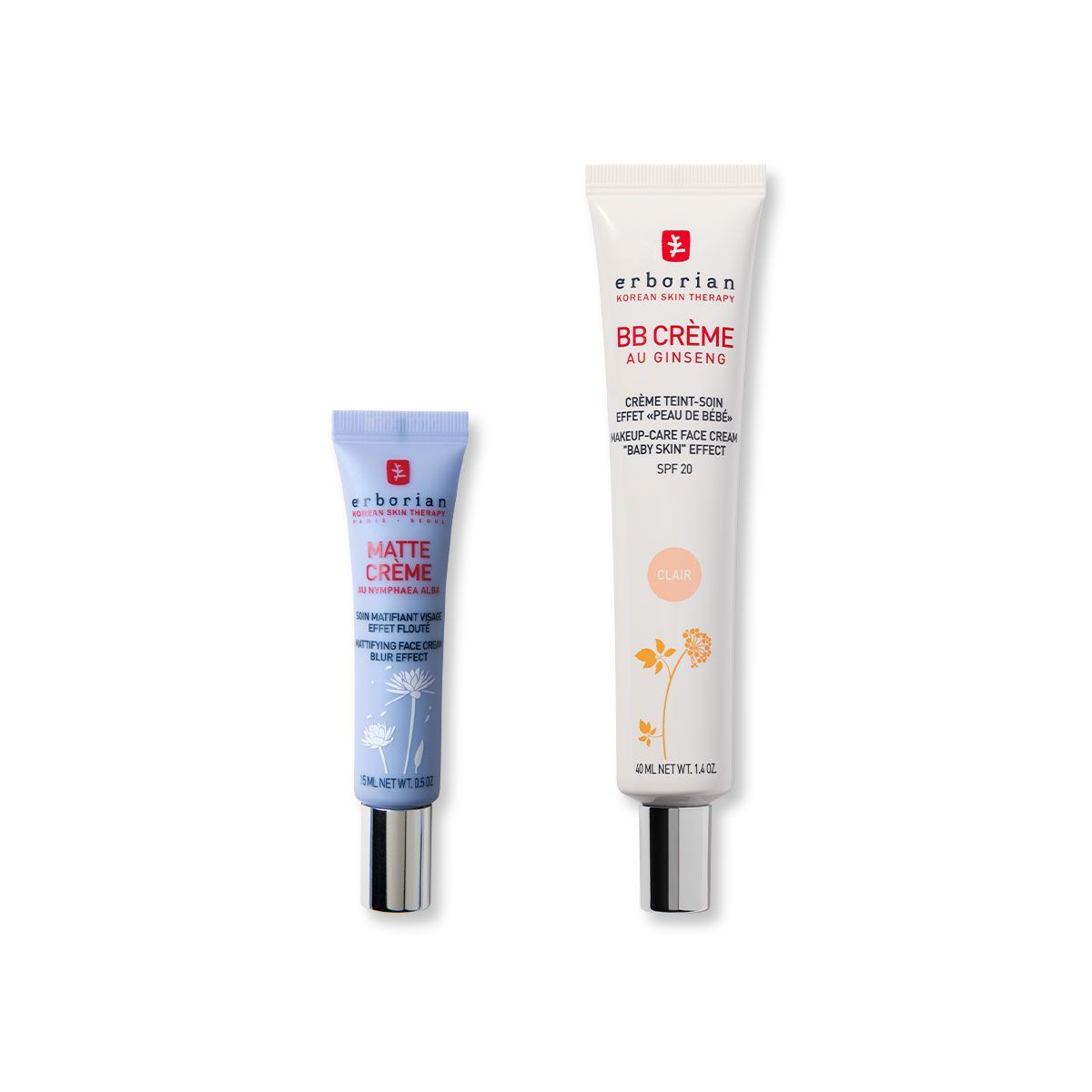 Набор 2 в 1: Matte крем 15 мл и BB крем Светлый 40 мл