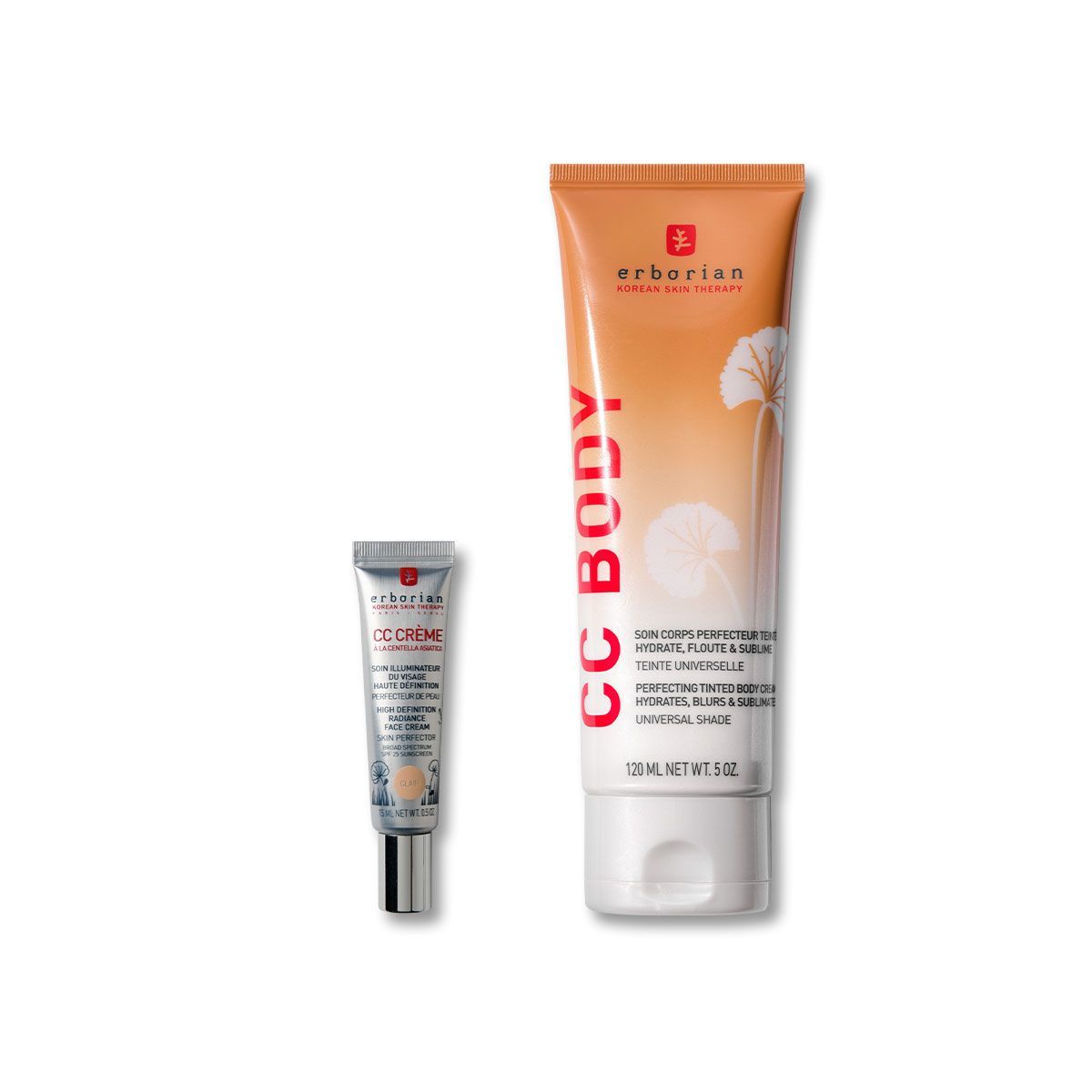 Набор 2 в 1: СС крем Совершенное сияние Cветлый 15 мл и CC крем для тела