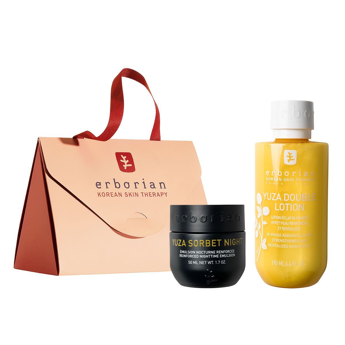 Набор 2 в 1: Юзу  Сорбет ночной крем  и Юзу лосьон