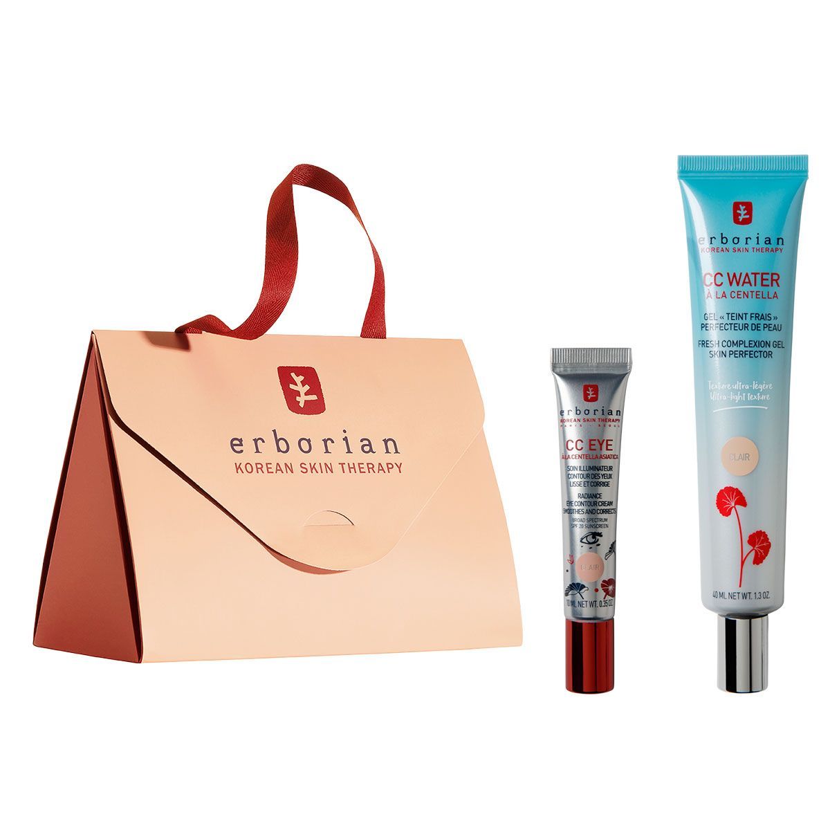 Набор 2 в 1: CC WATER крем для лица 40 мл и СС крем для кожи вокруг глаз, тон Светлый