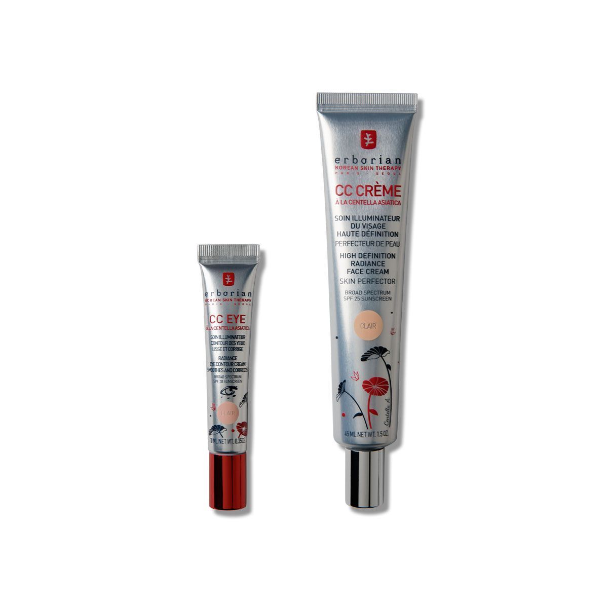 Набор 2 в 1: СС крем Совершенное сияние Cветлый 45 мл и СС крем вокруг глаз Светлый